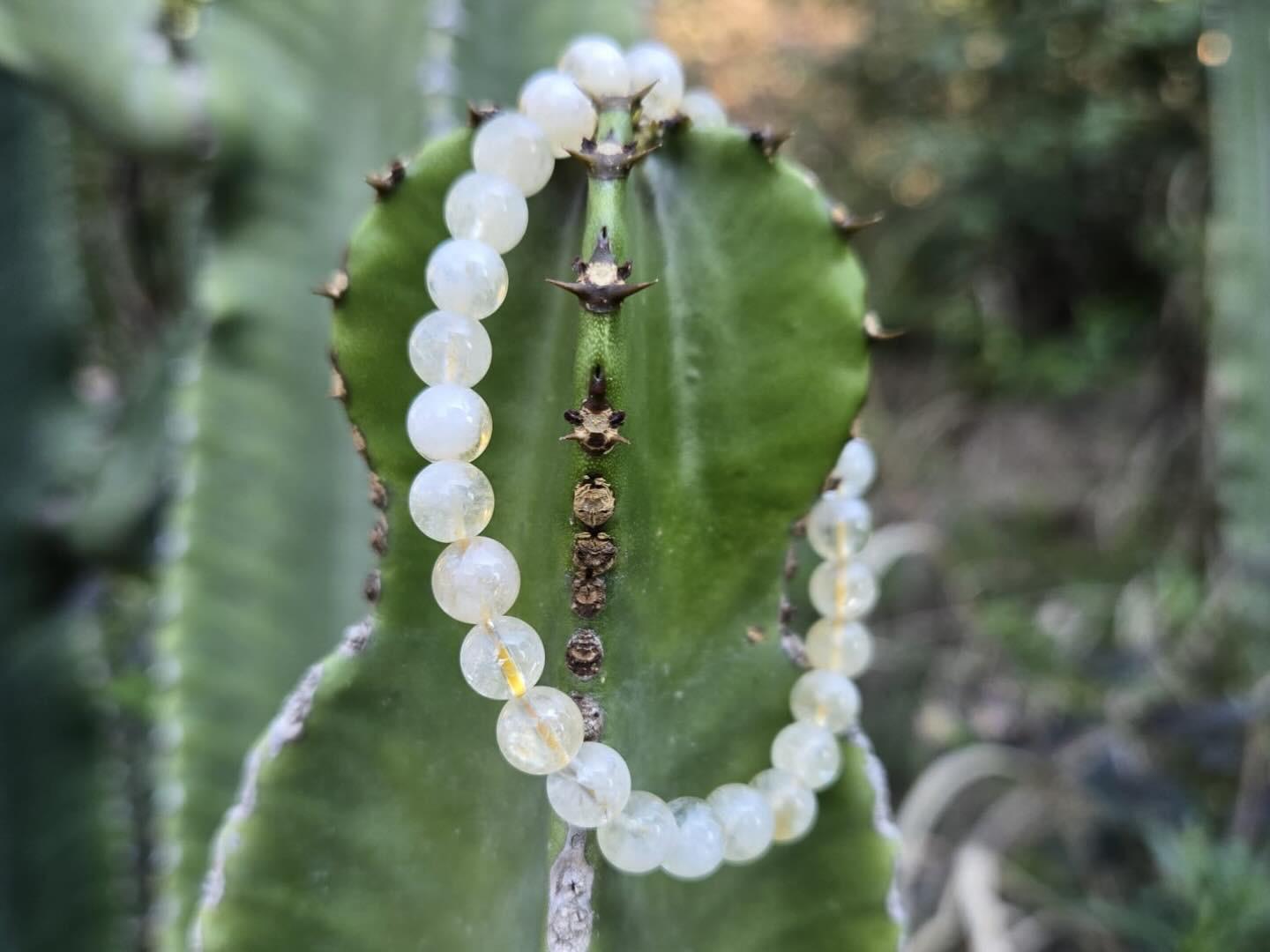 Bracelet pierre semi-précieuse citrine