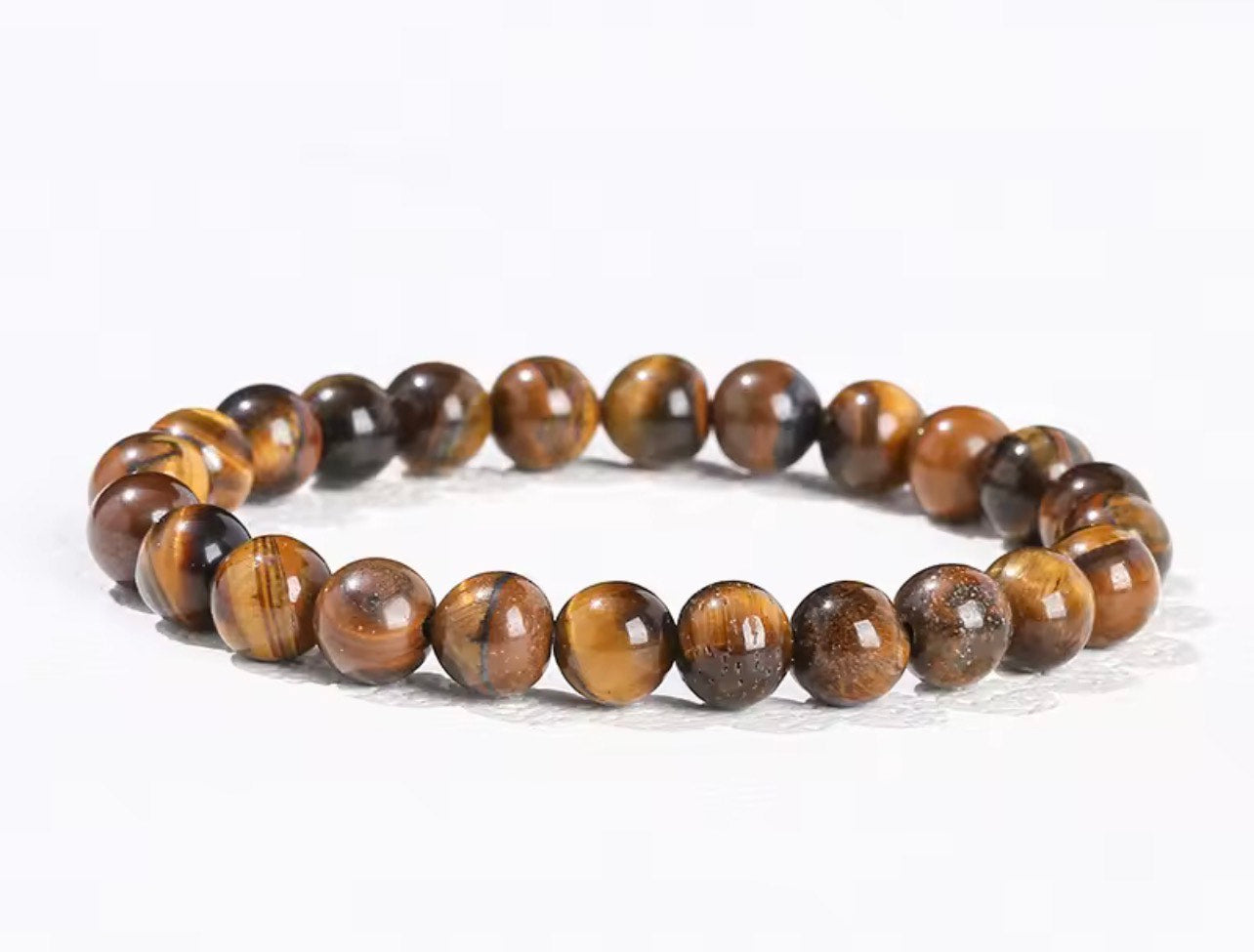 Bracelet pierre semi-précieuse oeil de tigre