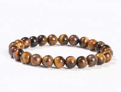 Bracelet pierre semi-précieuse oeil de tigre