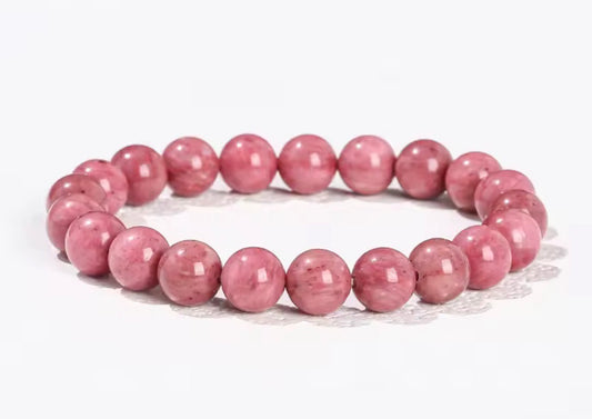 Bracelet Pierre Rhodonite foncée 100% naturel