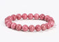 Bracelet Pierre Rhodonite foncée 100% naturel