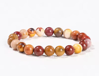 Bracelet pierre semi-précieuse Mookaite stone