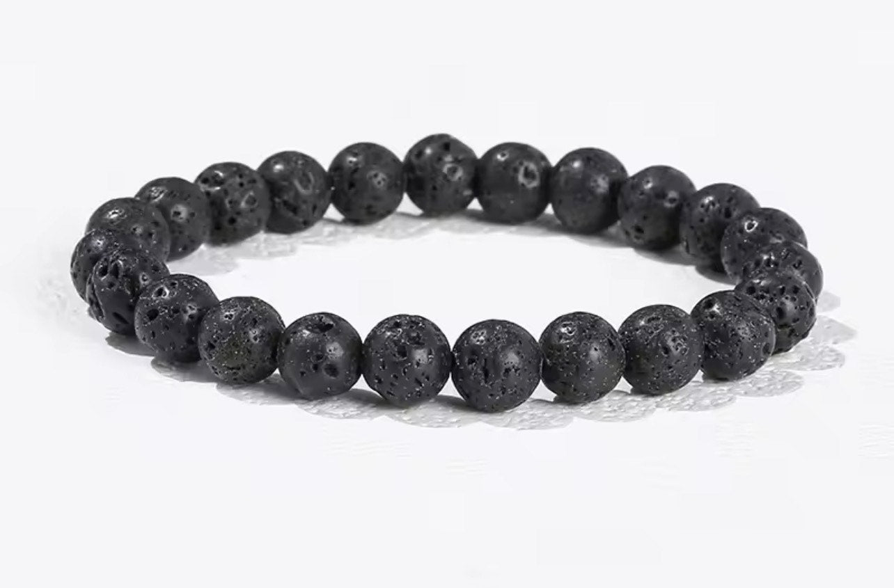 Bracelet Pierre lave semi-précieuse 100% naturel