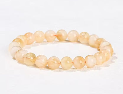 Bracelet pierre semi-précieuse citrine